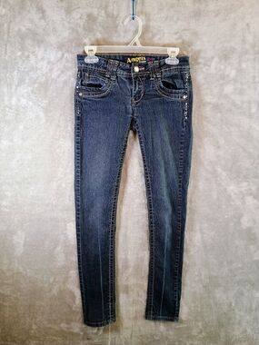 Angels Jeans Juniors Dark Blue Skinny Jeans